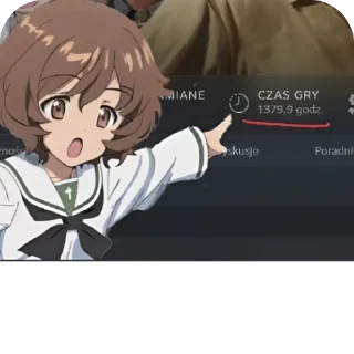 📄 emoji Yukari Akiyama Telegram sticker 3 of 105