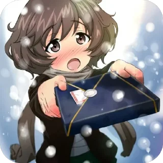 🫥 emoji Yukari Akiyama Telegram sticker 24 of 105