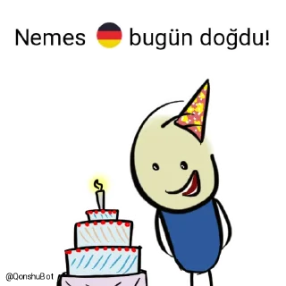 🎂 emoji Nemes 🇩🇪 @Nemesdiqaqa Telegram sticker 6 of 44