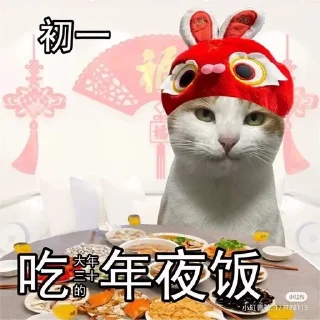 😼 emoji Китайские коты Telegram sticker 3 of 23