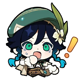 😦 emoji Genshin 『Ґеншин』 by @THE_MOON6909 Telegram sticker 7 of 73