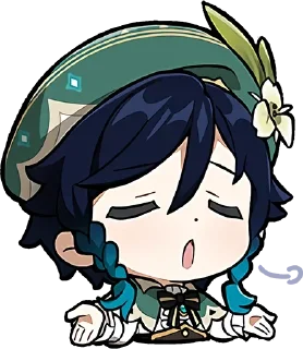 🤷‍♀️ emoji Genshin 『Ґеншин』 by @THE_MOON6909 Telegram sticker 8 of 73