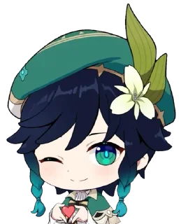 😉 emoji Genshin 『Ґеншин』 by @THE_MOON6909 Telegram sticker 10 of 73