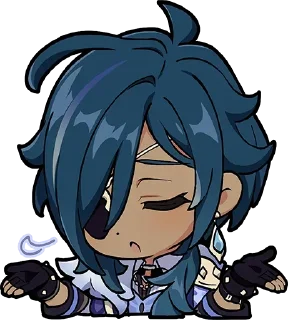 😌 emoji Genshin 『Ґеншин』 by @THE_MOON6909 Telegram sticker 15 of 73