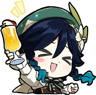 🎉 emoji Genshin 『Ґеншин』 by @THE_MOON6909 Telegram sticker 6 of 73
