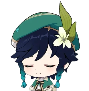 😌 emoji Genshin 『Ґеншин』 by @THE_MOON6909 Telegram sticker 12 of 73