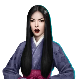 👩 emoji Shino-Odori be @gehennacr Telegram sticker 9 of 10