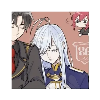 Sticker from Lena and sweets