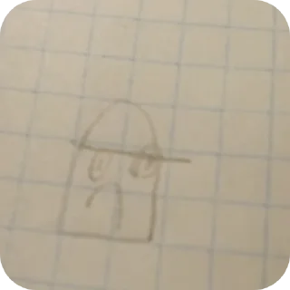 🔳 emoji Не совсем бумажные человечки Telegram sticker 4 of 13