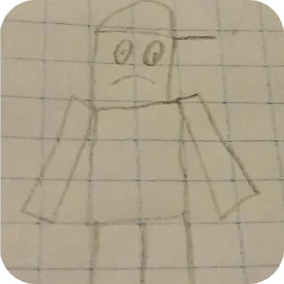 🤷‍♀ emoji Не совсем бумажные человечки Telegram sticker 1 of 13