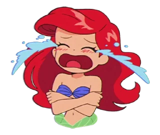 😭 emoji Disney: Cute Retro Style Telegram sticker 18 of 40