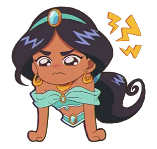 😤 emoji Disney: Cute Retro Style Telegram sticker 9 of 40