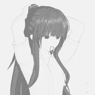 🤍 emoji —Monoe!🎧 By: @hannakiiz Telegram sticker 5 of 18