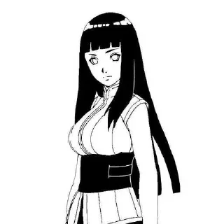😎 emoji Hinata hyuga @mullo_mullo ➡️ @Ctikerubot Telegram sticker 14 of 63