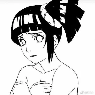 🙈 emoji Hinata hyuga @mullo_mullo ➡️ @Ctikerubot Telegram sticker 17 of 63