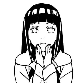 😎 emoji Hinata hyuga @mullo_mullo ➡️ @Ctikerubot Telegram sticker 19 of 63