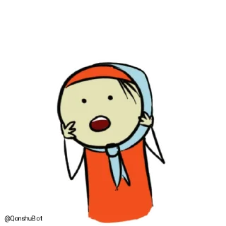 😱 emoji Ками @Qonshubot Telegram sticker 3 of 31
