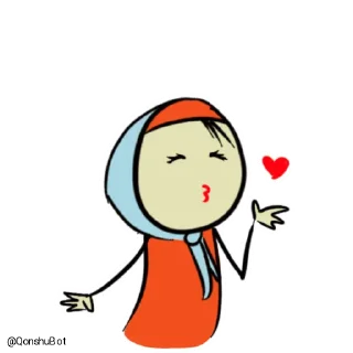 💋 emoji Ками @Qonshubot Telegram sticker 19 of 31