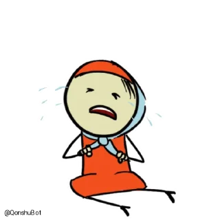 😭 emoji Ками @Qonshubot Telegram sticker 14 of 31