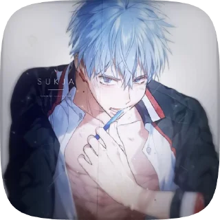 😔 emoji 𝙺𝚞𝚛𝚘𝚔𝚘🏀 𝚏𝚛.→ @twwinklyy Telegram sticker 17 of 30