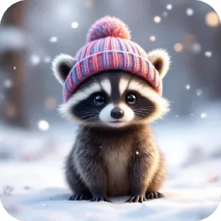 🦝 emoji @FULLSITION <- БОЛЬШЕ Telegram sticker 23 of 34