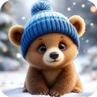 🐻 emoji @FULLSITION <- БОЛЬШЕ Telegram sticker 2 of 34