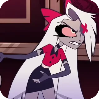 Sticker from Vaggie hotel hazbin