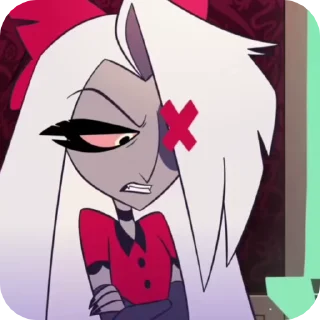 Sticker from Vaggie hotel hazbin