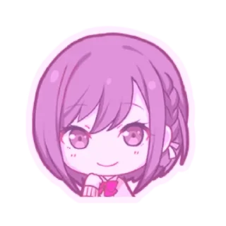 Sticker from Шинономе Эна коллоринг
