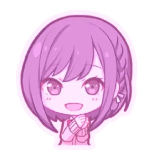 Sticker from Шинономе Эна коллоринг
