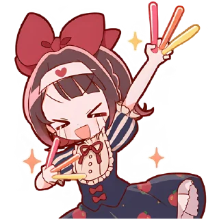😈 emoji Белоснежка @Nyasticks Telegram sticker 22 of 25