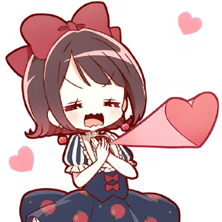 ❤️ emoji Белоснежка @Nyasticks Telegram sticker 14 of 25