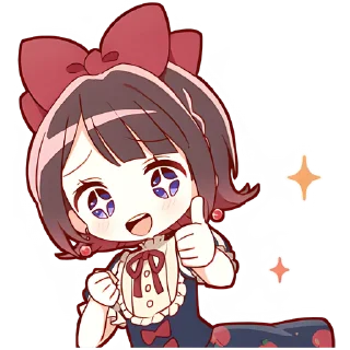 👍 emoji Белоснежка @Nyasticks Telegram sticker 9 of 25