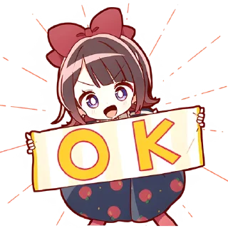🆗 emoji Белоснежка @Nyasticks Telegram sticker 8 of 25