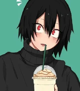 😯 emoji Аниме.. Telegram sticker 12 of 43