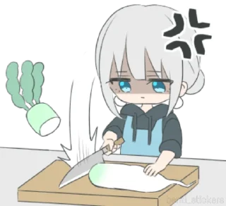 😠 emoji runa ➝ @benti_stickers Telegram sticker 12 of 31