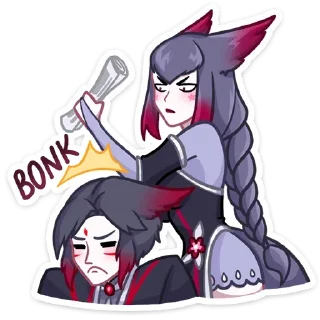 👊 emoji Мари и Хидэ by @offstikbot Telegram sticker 24 of 48