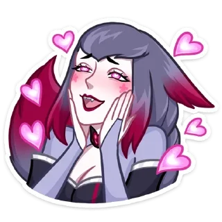 ☺️ emoji Мари и Хидэ by @offstikbot Telegram sticker 20 of 48