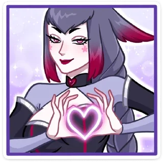 ❤️ emoji Мари и Хидэ by @offstikbot Telegram sticker 15 of 48