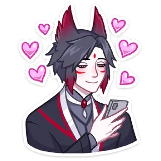 🥰 emoji Мари и Хидэ by @offstikbot Telegram sticker 18 of 48