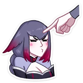 ☝️ emoji Мари и Хидэ by @offstikbot Telegram sticker 1 of 48