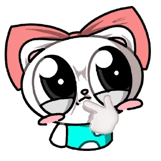🤔 emoji Ринни. Самая лучшая девочка Telegram sticker 4 of 15