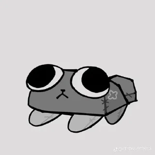 Sticker from pebble
