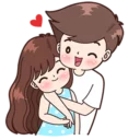 👐 emoji Cute Couples 👫~by @pixels_NFT Telegram sticker 8 of 84