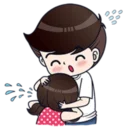 😭 emoji Cute Couples 👫~by @pixels_NFT Telegram sticker 23 of 84