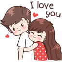Sticker from Cute Couples 👫~by @pixels_NFT