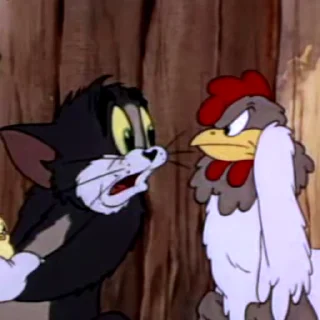 🐓 emoji Tom & Jerry @Stickers_collection_bot — @stckrRobot Telegram sticker 10 of 38