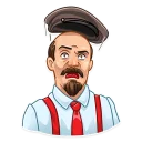 Sticker from Lenin