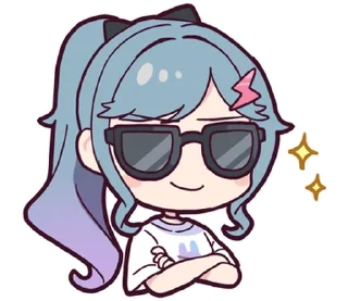 💡 emoji ꒰  ྀི◞ ◟ ꒱  @mewsticks  ܀ ⊹ ˚ Telegram sticker 6 of 40