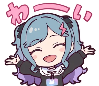 💡 emoji ꒰  ྀི◞ ◟ ꒱  @mewsticks  ܀ ⊹ ˚ Telegram sticker 18 of 40